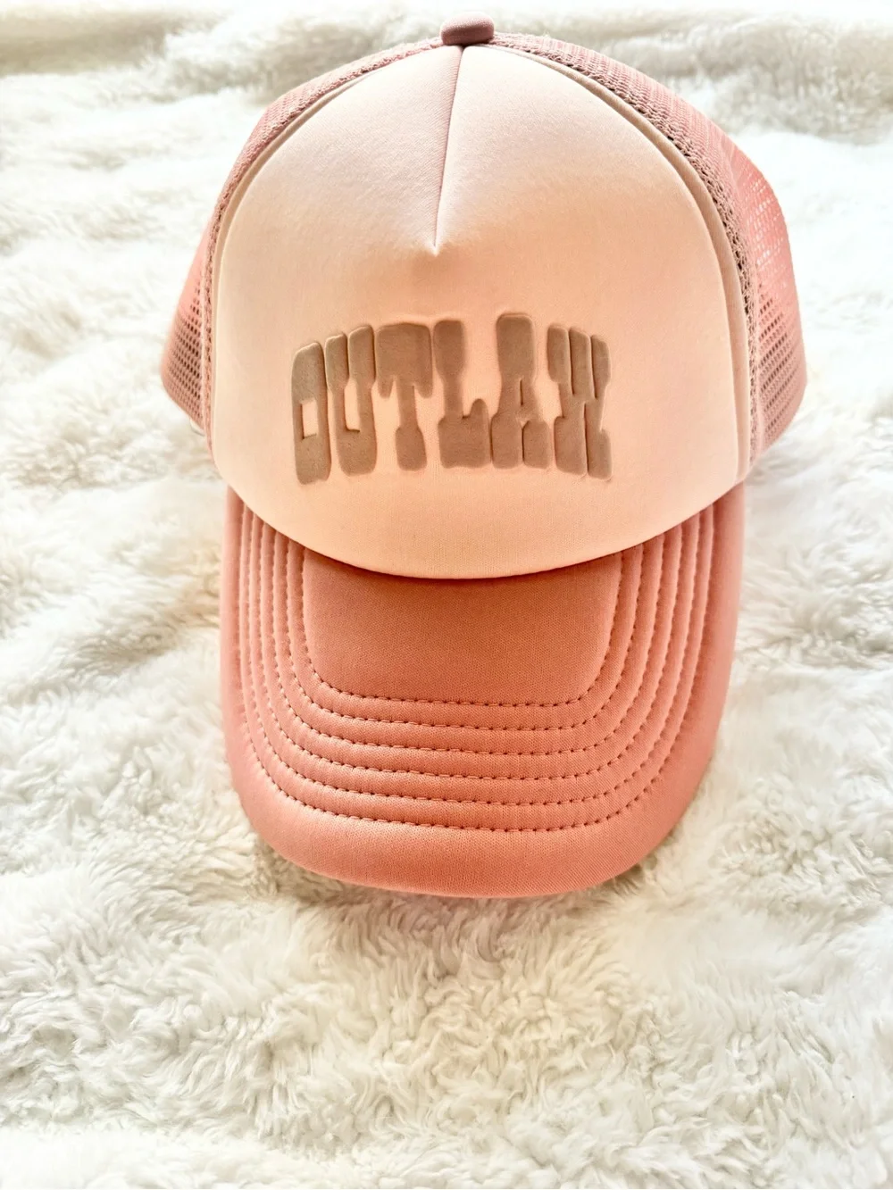 Pink Mesh Trucker Hat